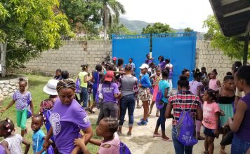 New Club in Haiti – Over 100 Kids Show up!